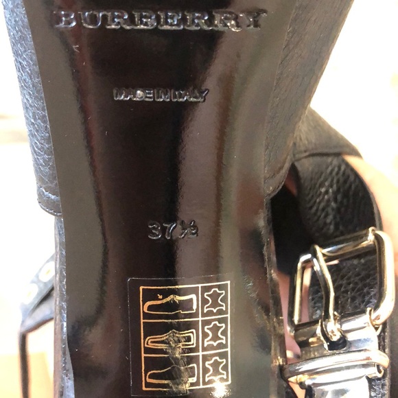 Authentic BURBERRY BOOT HEELS-size US 7/5 - Picture 12 of 16